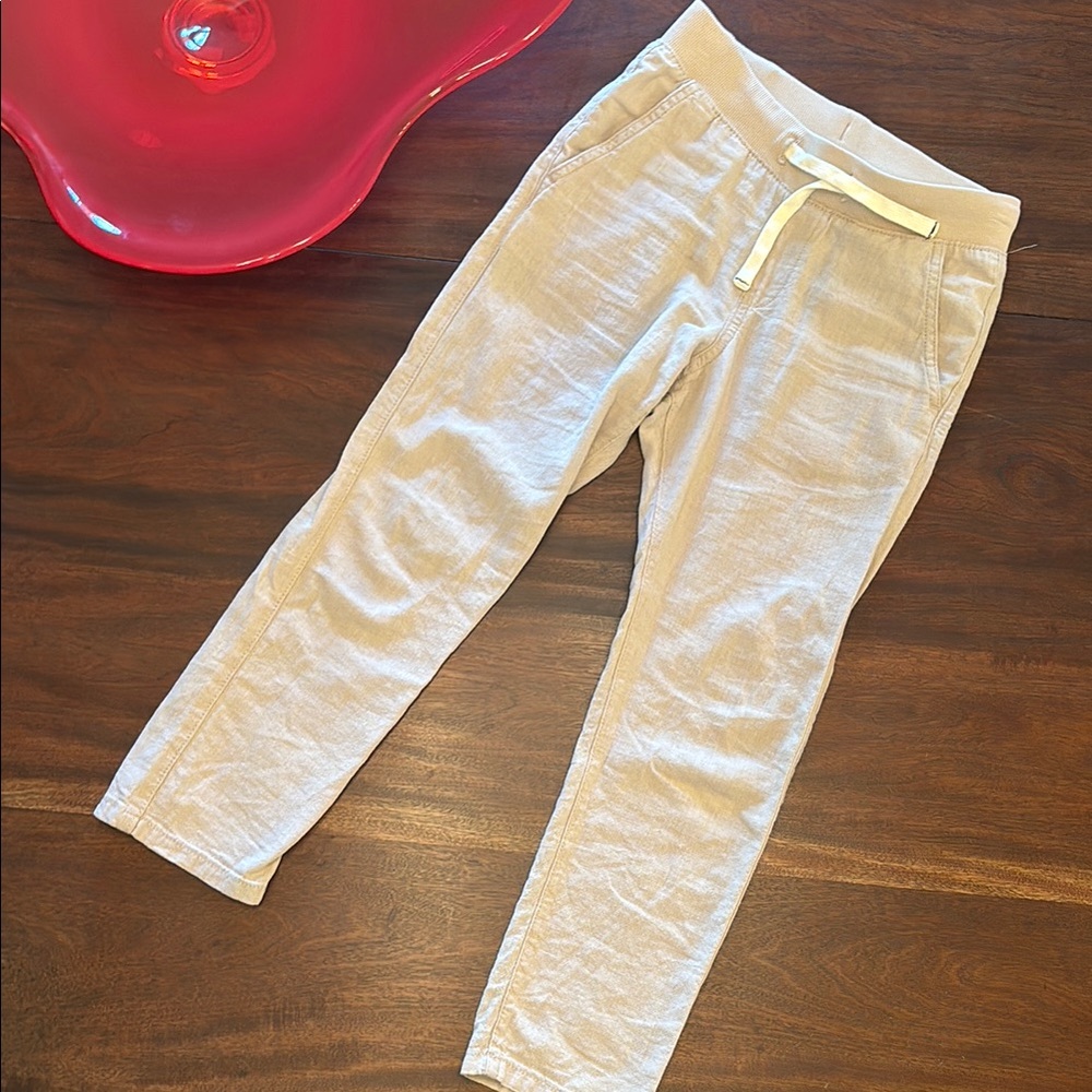 H&M Cream Sweatpants Relaxed Fit Joggers